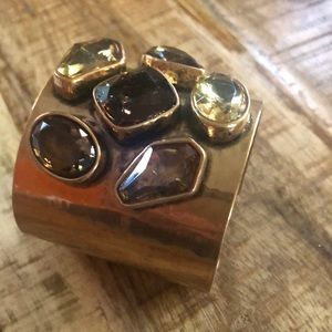 Brass and Smoky tapas esque cuff